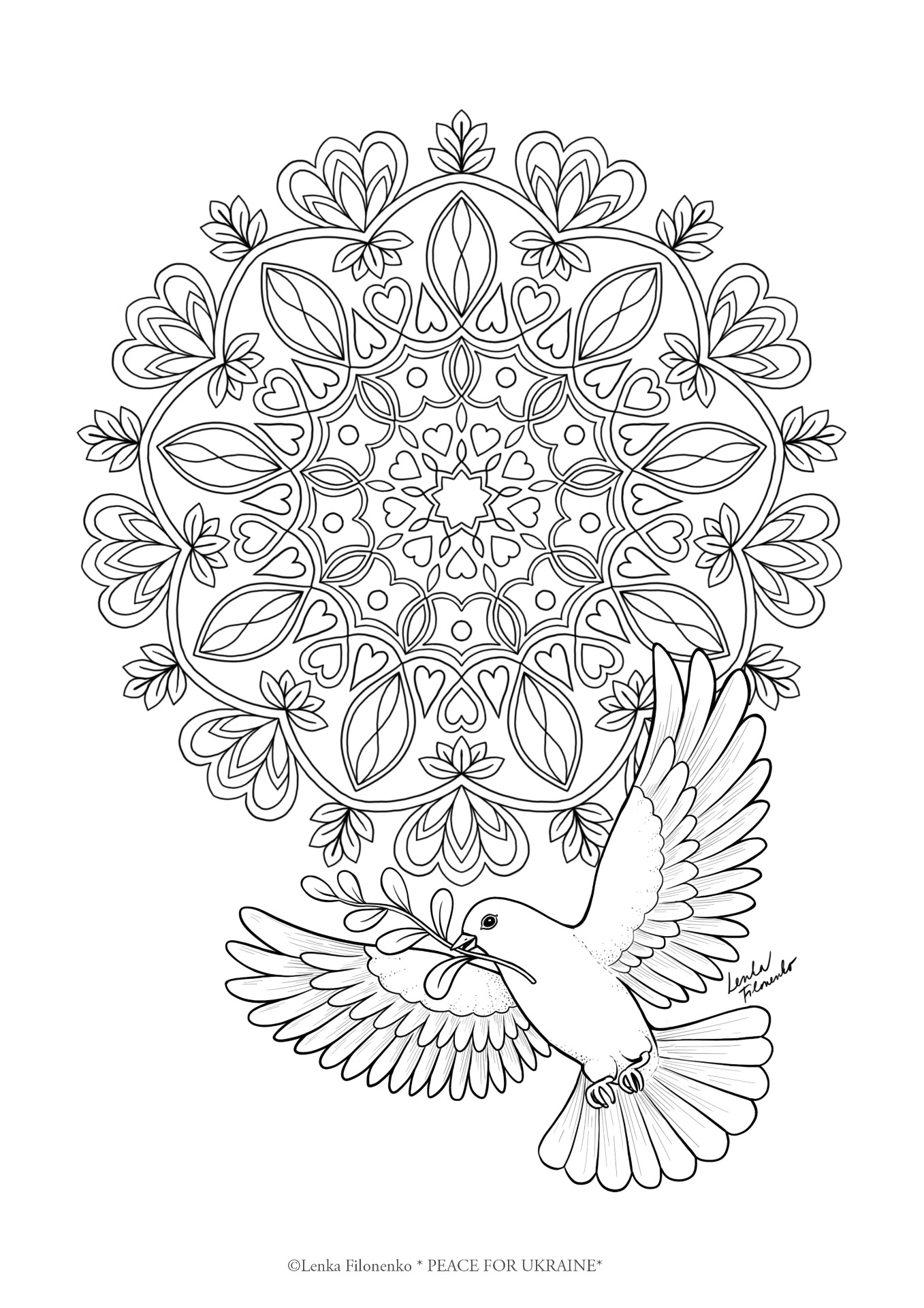 Peace mandala :: Kolorka